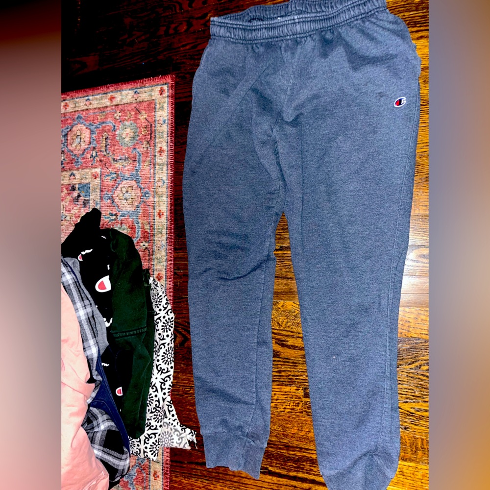 MENS XL CHAMPION SWEATPANTS NAVY